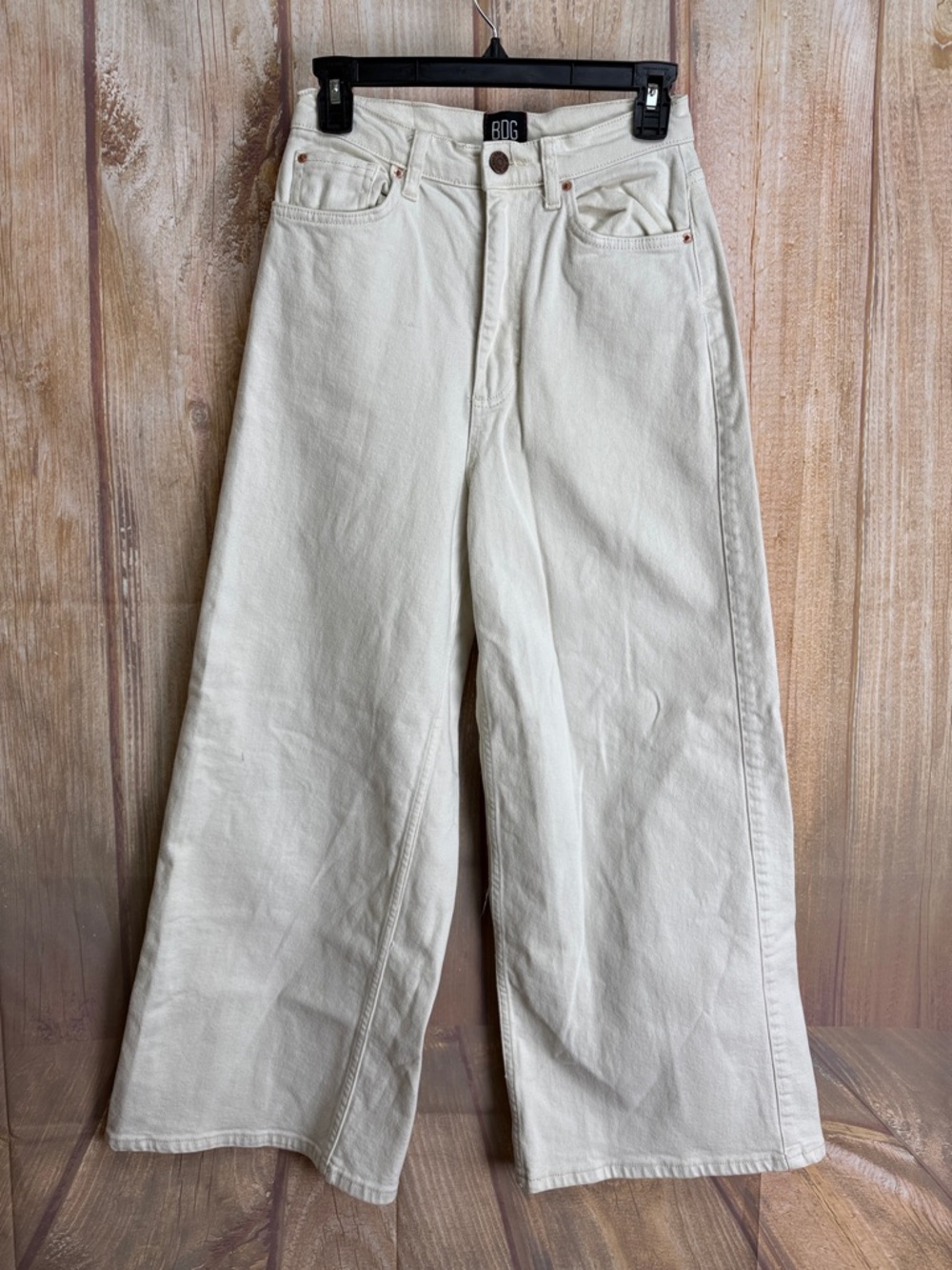 💙Urban Outfitters BDG A-Wide Cream Colored Denim Jean Size 27